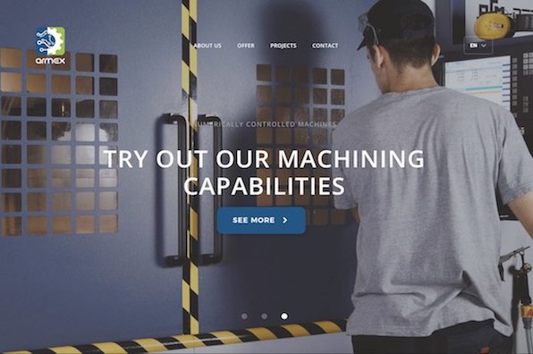 Screenshot of ARMEX CNC