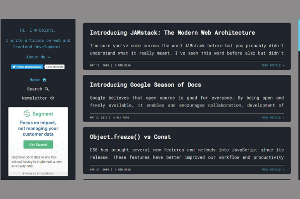 Screenshot of BolajiAyodeji