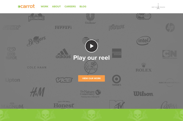 Screenshot of Carrot Creative