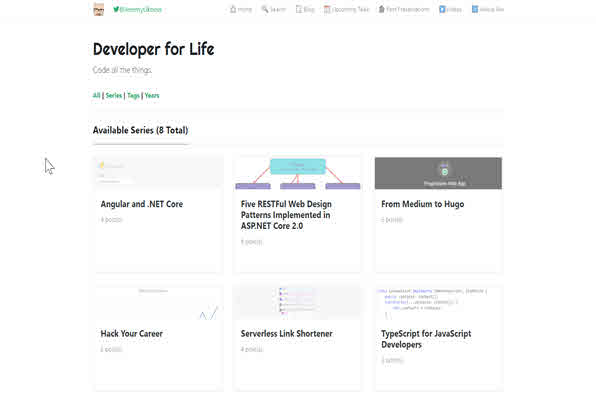 Screenshot of Developer for Life