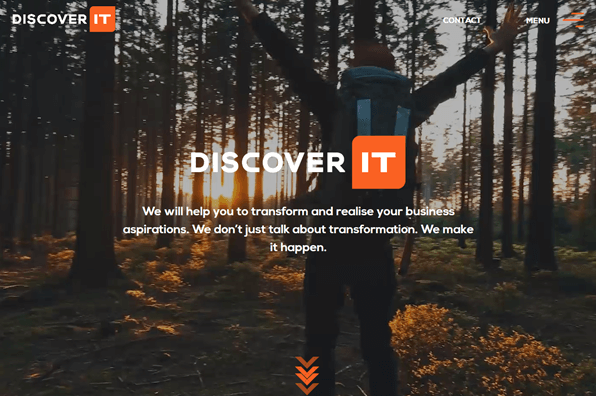 Screenshot of DiscoverIT