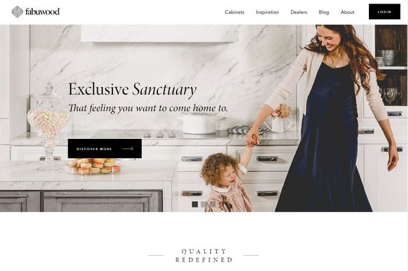 Screenshot of Fabuwood Cabinetry