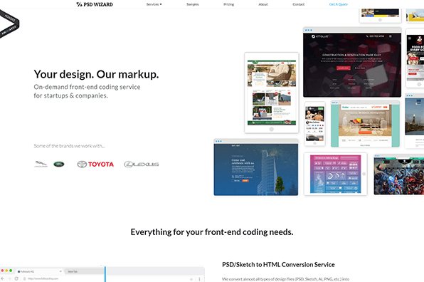 Screenshot of PSD Wizard