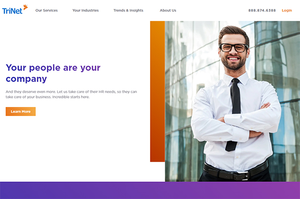 Screenshot of TriNet